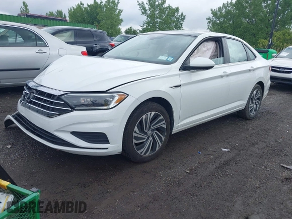2020 Volkswagen Jetta SEL with VIN 3VWEB7BU9LM013708, listed as a IAAI auction lot 42310338 with 43,259 mi miles and . Bid and sale history available at DreamBid. Image 2.