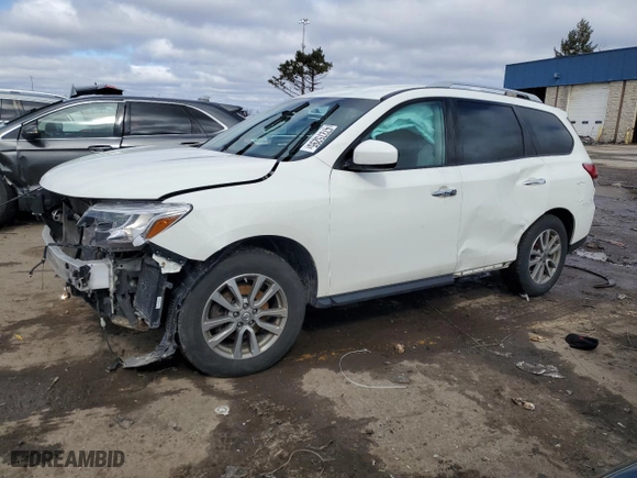 2016 Nissan Pathfinder Platinum with VIN 5N1AR2MM7GC632145, listed as a Copart auction lot 47275295 with 174,805 mi miles and Clean Title. Bid and sale history available at carsss.com. Image 1.