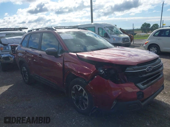 2025 Subaru Forester Premium with VIN JF2SLDBCXSH524065, listed as a IAAI auction lot 42329720 with 2,875 mi miles and . Bid and sale history available at DreamBid. Image 6.