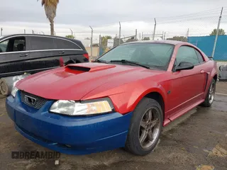 2002 Ford Mustang GT Deluxe with VIN 1FAFP42X92F200811, listed as a IAAI auction lot 41778205 with 107,187 mi miles. Bid and sale history available at carsss.com. Image 2.