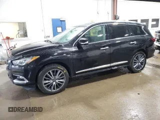 2019 Infiniti QX60 Luxe with VIN 5N1DL0MM3KC518400, listed as a Copart auction lot 55280515 with 194,682 mi miles and Salvage title. Bid and sale history available at DreamBid. Image 1.