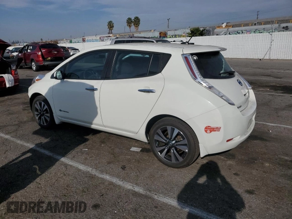 2017 Nissan LEAF SL with VIN 1N4BZ0CP4HC307159, listed as a Copart auction lot 86142364 with 44,144 mi miles and Salvage Title. Bid and sale history available at carsss.com. Image 2.