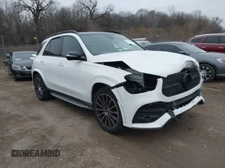 2023 Mercedes-Benz GLE 350 z VIN 4JGFB4KE9PA967663, wystawiony jako IAAI lot #41077431 z przebiegiem 21 053 mil mil oraz . Historia ofert i sprzedaży dostępna na DreamBid. Obrazek 1.