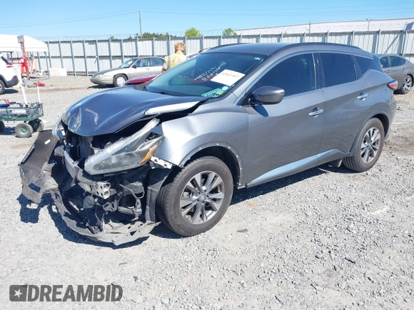 2018 Nissan Murano SV with VIN 5N1AZ2MG8JN116611, listed as a IAAI auction lot 42051307 with 94,993 mi miles and . Bid and sale history available at DreamBid. Image 2.