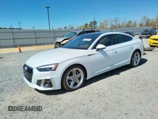 2022 Audi A5 Sportback S line Prestige with VIN WAUEACF58NA036928, listed as a Copart auction lot 44500393 with 7,169 mi miles. Bid and sale history available at carsss.com. Image 1.