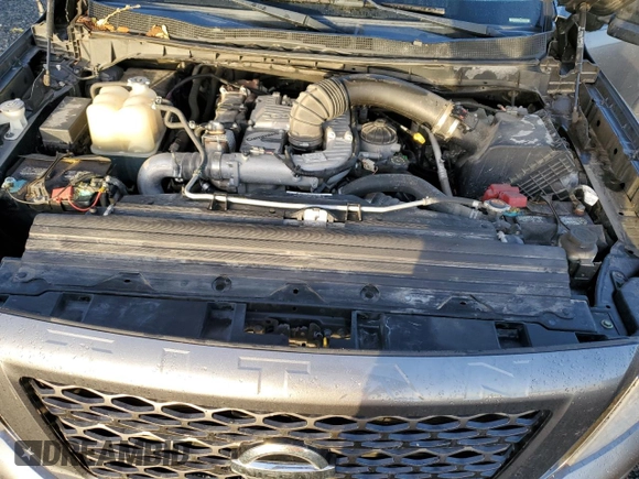 2019 Nissan Titan XD SV with VIN 1N6BA1F4XKN532266, listed as a Copart auction lot 77098244 with 105,965 mi miles and Salvage Title. Bid and sale history available at carsss.com. Image 11.