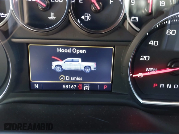 2021 Chevrolet Silverado 1500 LT Trail Boss with VIN 1GCPYFED2MZ422861, listed as a IAAI auction lot 41784383 with 53,167 mi miles and . Bid and sale history available at DreamBid. Image 15.
