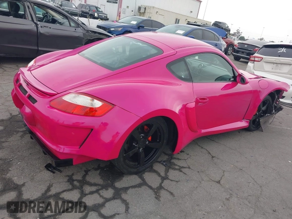 2007 Porsche Cayman S with VIN WP0AB29877U780410, listed as a IAAI auction lot 42153981 with 74,366 mi miles and . Bid and sale history available at DreamBid. Image 4.