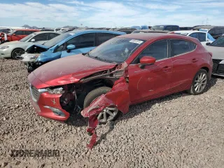 2017 Mazda 3 Grand Touring with VIN JM1BN1M38H1133437, listed as a Copart auction lot 80991974 with 73,810 mi miles and Salvage Title. Bid and sale history available at DreamBid. Image 1.