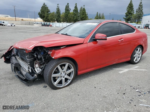 2013 Mercedes-Benz C-Class C 250 with VIN WDDGJ4HB9DF950276, listed as a Copart auction lot 51135075 with 112,693 mi miles and Salvage Title. Bid and sale history available at carsss.com. Image 1.