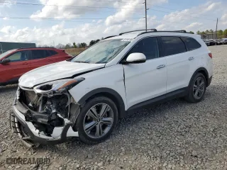 2013 Hyundai Santa Fe Limited with VIN KM8SR4HF4DU033706, listed as a Copart auction lot 45196185 with 92,100 mi miles and Salvage Title. Bid and sale history available at carsss.com. Image 1.