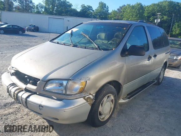 2000 Toyota Sienna LE with VIN 4T3ZF13C1YU301224, listed as a IAAI auction lot 42176695 with 203,971 mi miles and . Bid and sale history available at DreamBid. Image 2.