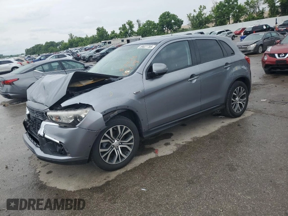 2017 Mitsubishi Outlander ES with VIN JA4AP3AU4HZ017002, listed as a Copart auction lot 59027755 with 55,875 mi miles and Salvage title. Bid and sale history available at DreamBid. Image 1.
