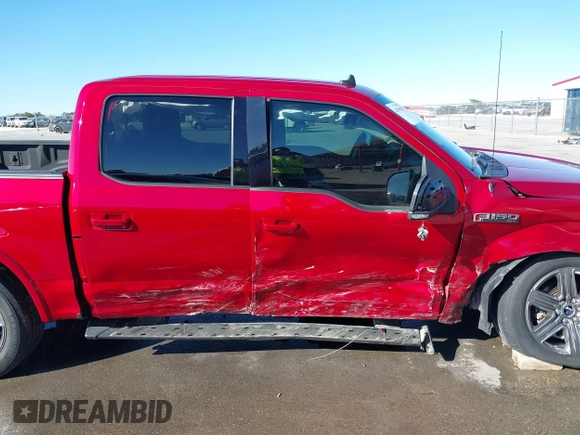 2020 Ford F-150 XL with VIN 1FTEW1C58LKE36430, listed as a IAAI auction lot 41390339 with 54,747 mi miles. Bid and sale history available at carsss.com. Image 13.