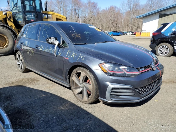 2018 Volkswagen Golf GTI S with VIN 3VW447AU9JM293005, listed as a Copart auction lot 52753075 with 61,882 mi miles and Clean Title. Bid and sale history available at carsss.com. Image 4.
