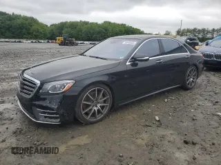 2018 Mercedes-Benz S 560 z VIN WDDUG8DB6JA373973, wystawiony jako Copart lot #58555605 z przebiegiem Nie podano mil oraz Szkody całkowita. Historia ofert i sprzedaży dostępna na DreamBid. Obrazek 1.