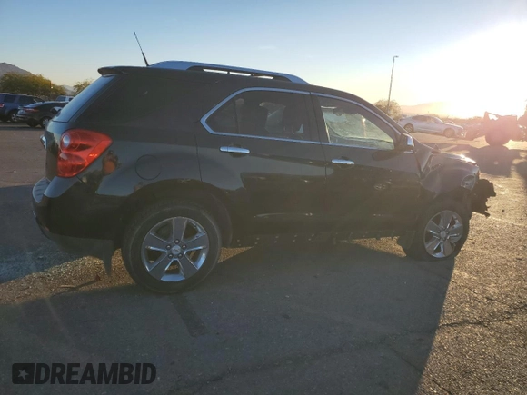 2012 Chevrolet Equinox LTZ with VIN 2GNFLGEK7C6218461, listed as a Copart auction lot 84112844 with 130,006 mi miles and Salvage Title. Bid and sale history available at carsss.com. Image 3.