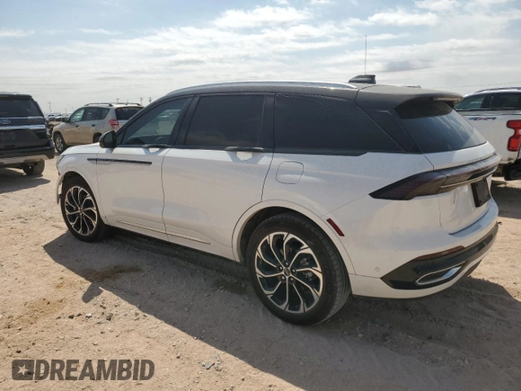 2024 Lincoln Nautilus Reserve with VIN 5LMPJ8KA1RJ838957, listed as a Copart auction lot 53139325 with 11,326 mi miles and Salvage title. Bid and sale history available at DreamBid. Image 2.
