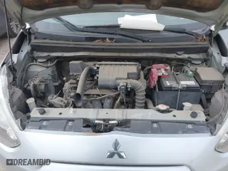 2015 Mitsubishi Mirage ES with VIN ML32A4HJ6FH041661, listed as a IAAI auction lot 41636413 with 97,760 mi miles. Bid and sale history available at carsss.com. Image 10.