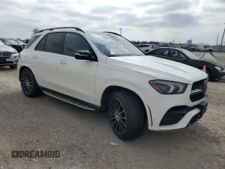 2020 Mercedes-Benz GLE 580 with VIN 4JGFB8GB2LA168470, listed as a Copart auction lot 43975845 with 58,042 mi miles and Salvage title. Bid and sale history available at DreamBid. Image 4.