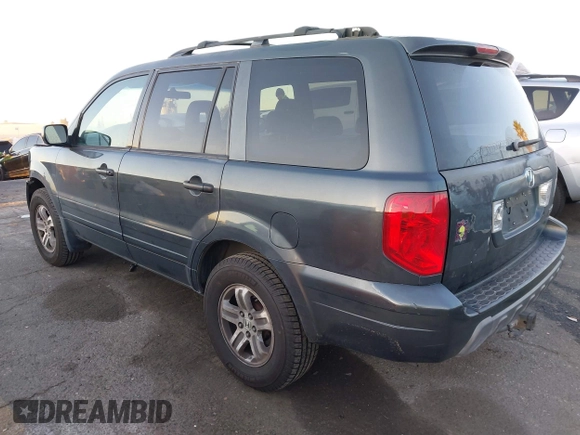 2005 Honda Pilot EX-L z VIN 2HKYF187X5H514571, wystawiony jako IAAI lot #41746538 z przebiegiem 276 994 mil mil oraz . Historia ofert i sprzedaży dostępna na DreamBid. Obrazek 3.