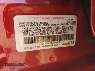 2006 Mitsubishi Lancer ES with VIN JA3AJ26E56U056807, listed as a Copart auction lot 68286294 with 0 mi miles and Salvage Title. Bid and sale history available at carsss.com. Image 14.
