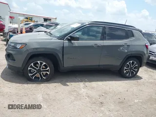 2023 Jeep Compass Limited с VIN 3C4NJDCN4PT523228, выставлен на аукционе IAAI как лот 42555447 с пробегом 57 684 миль миль и . История ставок и продаж доступна на DreamBid. Изображение 14.