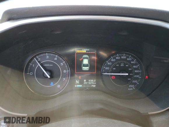 2017 Subaru Impreza with VIN 4S3GTAE66H3747590, listed as a Copart auction lot 59038944 with 281,925 mi miles and Salvage title. Bid and sale history available at DreamBid. Image 9.