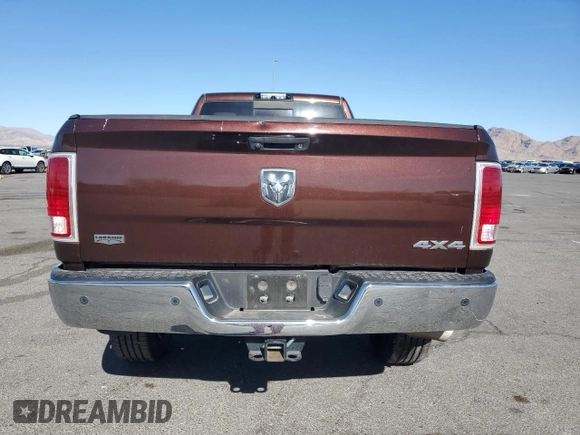 2014 Ram 3500 Laramie with VIN 3C63R3JL9EG123190, listed as a Copart auction lot 43240985 with 75,788 mi miles and Salvage Title. Bid and sale history available at carsss.com. Image 6.
