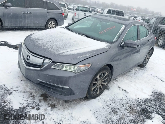 2017 Acura TLX with VIN 19UUB1F34HA001890, listed as a IAAI auction lot 41339623 with 64,434 mi miles. Bid and sale history available at carsss.com. Image 18.