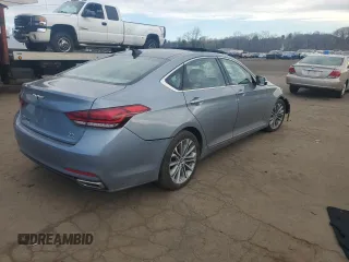 2017 Genesis G80 3.8L with VIN KMHGN4JE5HU204634, listed as a Copart auction lot 50973365 with Not Provided miles and Salvage Title. Bid and sale history available at carsss.com. Image 3.