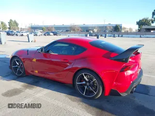 2020 Toyota Supra 3.0 with VIN WZ1DB4C02LW027976, listed as a IAAI auction lot 41264307 with 53,382 mi miles and . Bid and sale history available at DreamBid. Image 3.