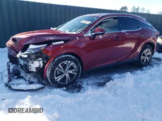 2023 Lexus RX with VIN 2T2BAMCAXPC006112, listed as a Copart auction lot 86323874 with 21,472 mi miles and Salvage Title. Bid and sale history available at carsss.com. Image 1.
