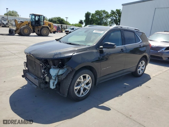 2018 Chevrolet Equinox LT with VIN 2GNAXKEX8J6329675, listed as a Copart auction lot 54058895 with 88,532 mi miles and Salvage Title. Bid and sale history available at carsss.com. Image 1.