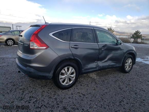 2013 Honda CR-V EX-L with VIN 2HKRM4H75DH609971, listed as a Copart auction lot 43820075 with 108,504 mi miles and Salvage Title. Bid and sale history available at carsss.com. Image 3.