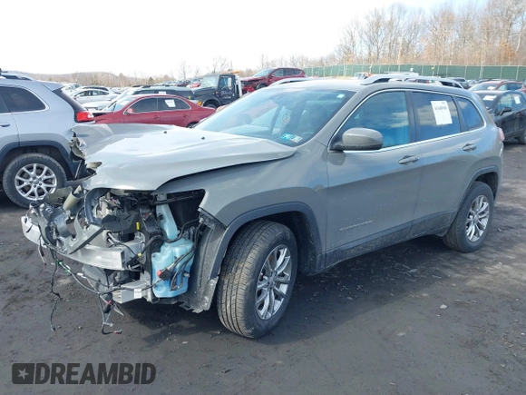 2021 Jeep Cherokee Altitude with VIN 1C4PJMLB4MD166407, listed as a IAAI auction lot 41648968 with 59,680 mi miles. Bid and sale history available at carsss.com. Image 17.