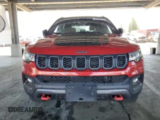 2025 Jeep Compass Trailhawk with VIN 3C4NJDDNXST553759, listed as a Copart auction lot 64247685 with 9,314 mi miles and Salvage title. Bid and sale history available at DreamBid. Image 5.