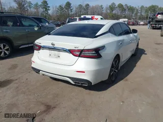 2021 Nissan Maxima SV with VIN 1N4AA6CV8MC505855, listed as a IAAI auction lot 41672461 with 89,433 mi miles. Bid and sale history available at carsss.com. Image 4.