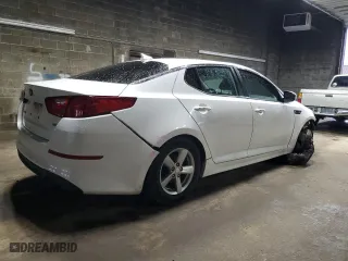 2015 Kia Optima LX with VIN KNAGM4A71F5586383, listed as a Copart auction lot 50509045 with 120,573 mi miles and Salvage Title. Bid and sale history available at carsss.com. Image 3.