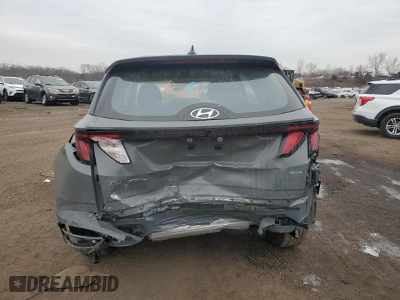 2024 Hyundai Tucson SE with VIN 5NMJACDE9RH400824, listed as a Copart auction lot 47522825 with 11,092 mi miles and Salvage Title. Bid and sale history available at carsss.com. Image 6.