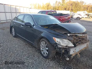 2009 Lexus LS 460 with VIN JTHCL46F395000676, listed as a IAAI auction lot 40936385 with 201,182 mi miles and . Bid and sale history available at DreamBid. Image 1.