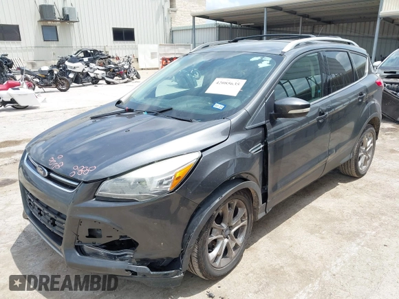 2015 Ford Escape Titanium z VIN 1FMCU0JX3FUA71770, wystawiony jako IAAI lot #42085635 z przebiegiem 141 890 mil mil oraz . Historia ofert i sprzedaży dostępna na DreamBid. Obrazek 17.