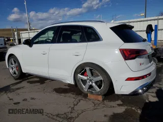 2021 Audi SQ5 Prestige with VIN WA1C4AFY4M2042115, listed as a Copart auction lot 49074035 with 41,302 mi miles and Salvage title. Bid and sale history available at DreamBid. Image 2.