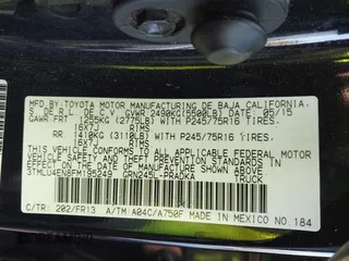 2015 Toyota Tacoma with VIN 3TMLU4EN8FM195249, listed as a IAAI auction lot 41416129 with 129,544 mi miles. Bid and sale history available at carsss.com. Image 9.