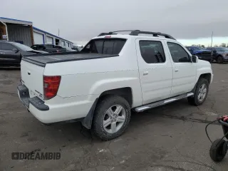 2010 Honda Ridgeline RTL with VIN 5FPYK1F58AB005088, listed as a Copart auction lot 47477975 with 128,538 mi miles and Salvage Title. Bid and sale history available at carsss.com. Image 3.