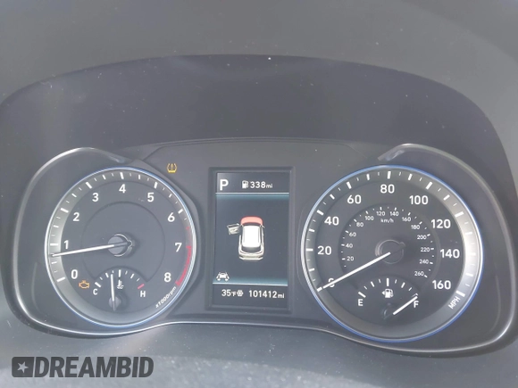 2020 Hyundai Kona Limited with VIN KM8K3CA58LU443078, listed as a IAAI auction lot 41510108 with 101,412 mi miles. Bid and sale history available at carsss.com. Image 7.