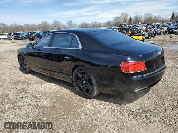 2014 Bentley Flying Spur with VIN SCBEC9ZA7EC095064, listed as a Copart auction lot 52218105 with 24,143 mi miles and Salvage title. Bid and sale history available at DreamBid. Image 2.
