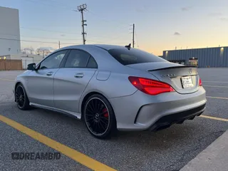 2015 Mercedes-Benz CLA 45 AMG with VIN WDDSJ5CB0FN175415, listed as a Copart auction lot 85143354 with 210,614 mi miles and Clean Title. Bid and sale history available at DreamBid. Image 3.