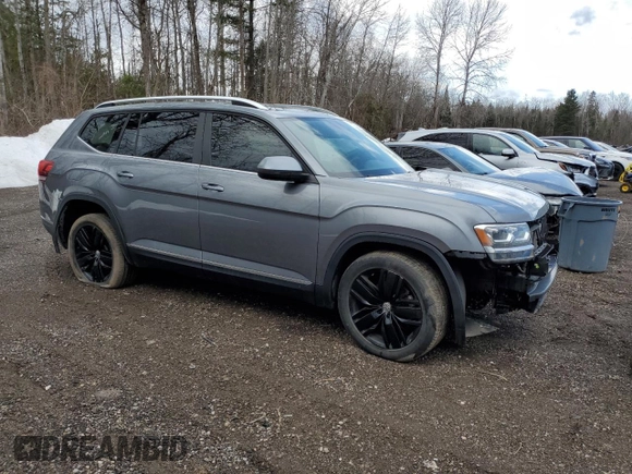 2019 Volkswagen Atlas SEL with VIN 1V2MR2CA8KC596112, listed as a Copart auction lot 49587075 with Not provided miles and Salvage title. Bid and sale history available at DreamBid. Image 4.