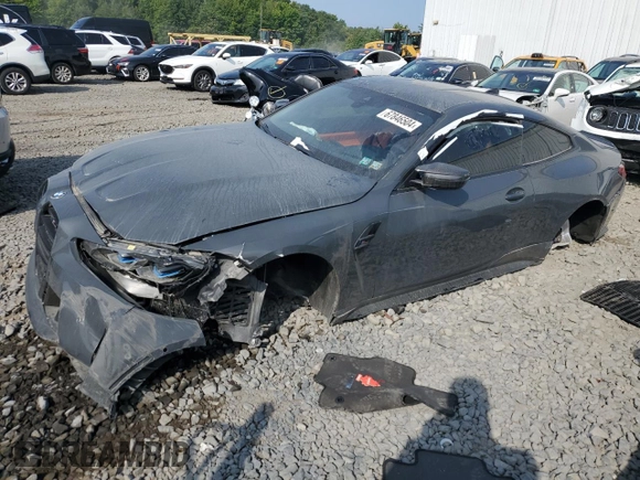 2021 BMW M4 Competition with VIN WBS33AZ0XMCH11542, listed as a Copart auction lot 67846504 with 0 mi miles and Salvage Title. Bid and sale history available at carsss.com. Image 1.